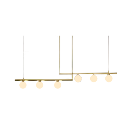 lampu gantung hias bentuk bola kaca nuansa modern