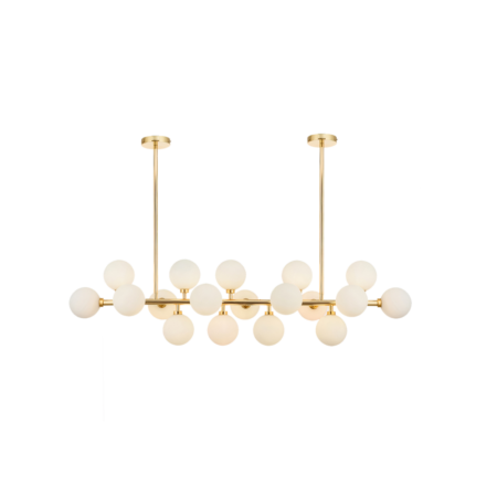 lampu gantung hias bentuk bola kaca nuansa modern 6782